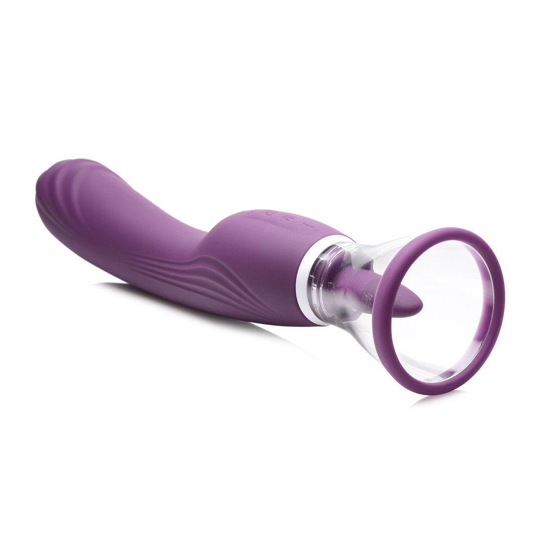 LICKGASM - 8X LICKING AND SUCKING VIBRATOR - PURPLE