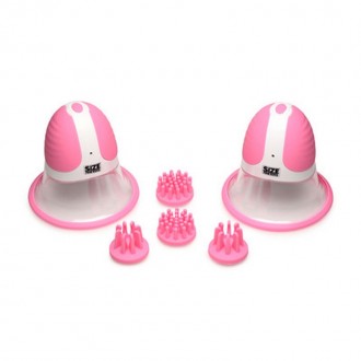 ROTATING SILICONE NIPPLE SUCKERS WITH 2 ATTACHMENTS