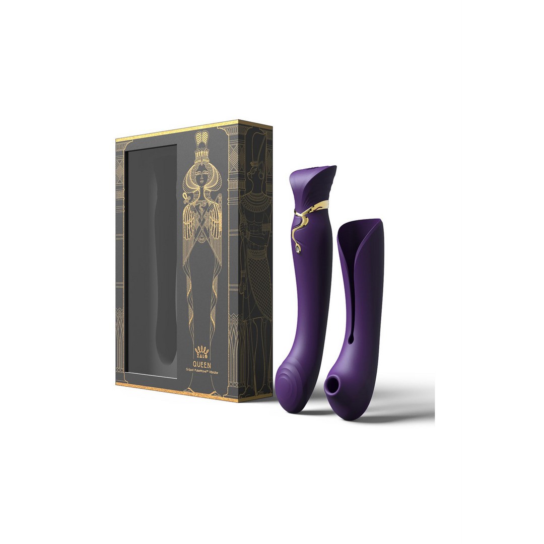 QUEEN - G-SPOT VIBRATOR AND AIR PULSE STIMULATOR