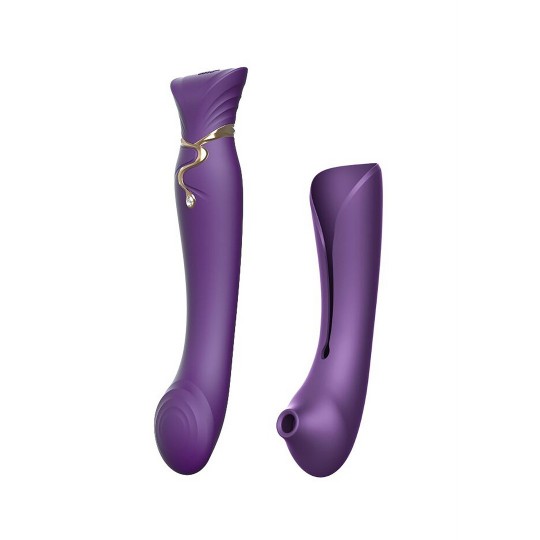 QUEEN - G-SPOT VIBRATOR AND AIR PULSE STIMULATOR