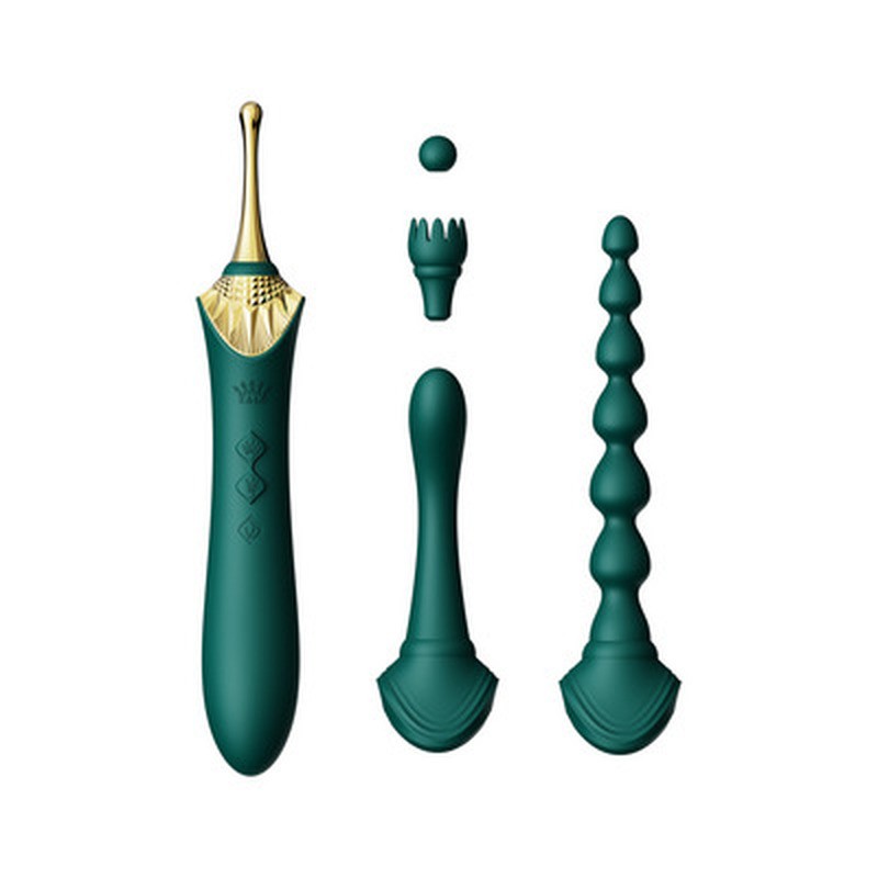 BESS 2 - CLITORAL VIBRATOR - TURQUOISE GREEN