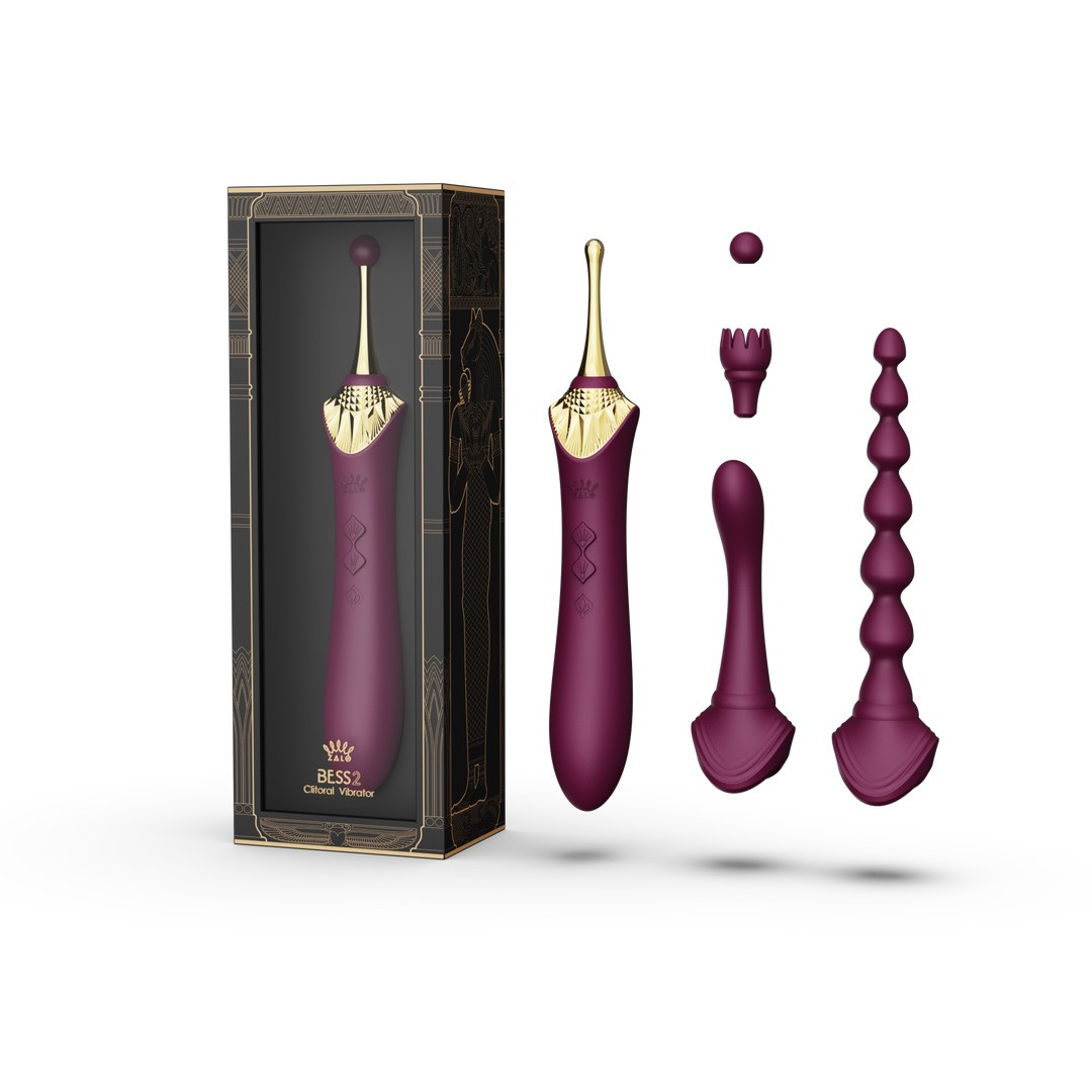 BESS 2 - CLITORAL VIBRATOR - VELVET PURPLE