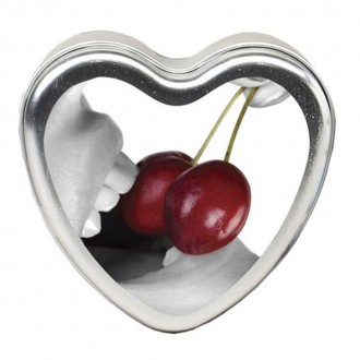 CHERRY EDIBLE MASSAGE CANDLE - 4 OZ / 113 GR