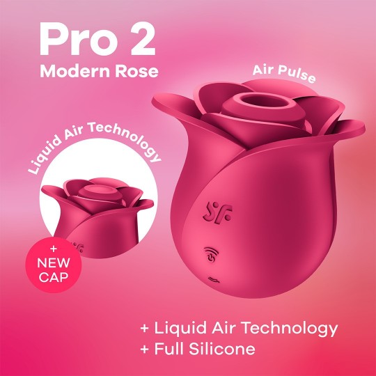 PRO 2 - MODERN ROSE - AIR PULSE VIBRATOR