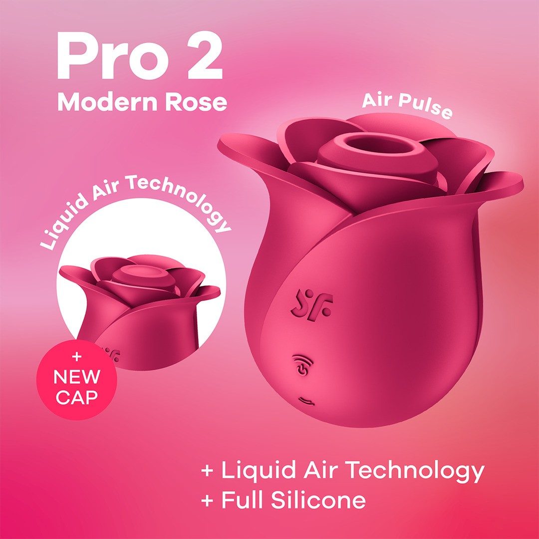 PRO 2 - MODERN ROSE - AIR PULSE VIBRATOR