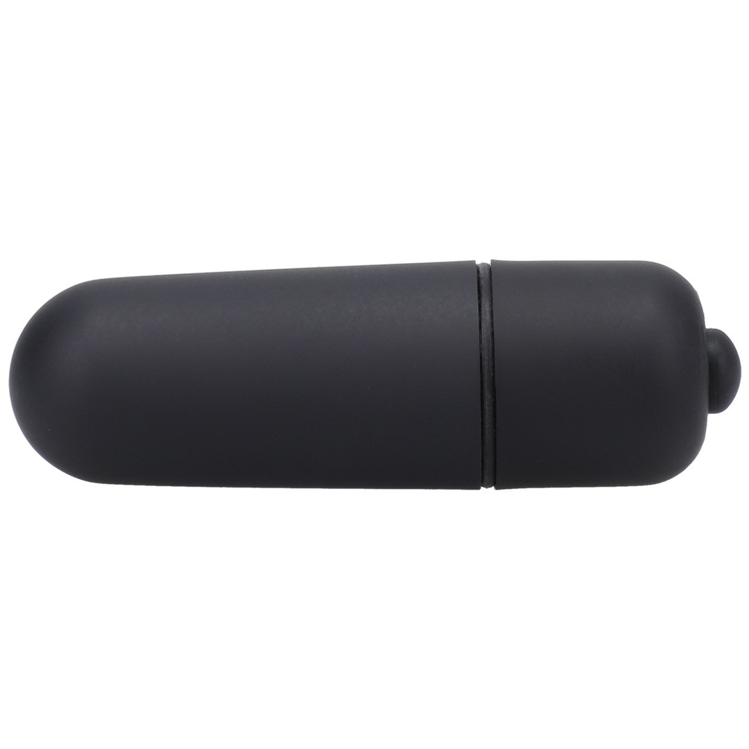 VIBRATING BUTT PLUG - 4 / 10 CM - BLACK