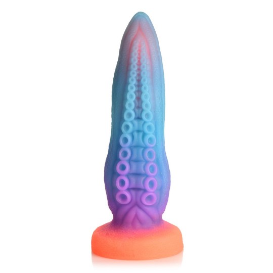 TENTA-COCK - GLOW-IN-THE-DARK SILICONE DILDO