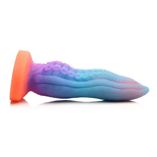 TENTA-COCK - GLOW-IN-THE-DARK SILICONE DILDO