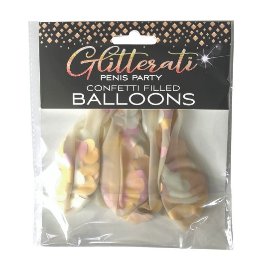 GLITTERATI - PENIS CONFETTI BALLOONS