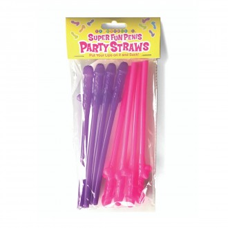 SUPER FUN PENIS - PARTY STRAWS