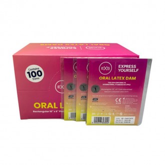 ORAL DAMS - 100 PIECES