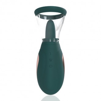 ENHANCE - RECHARGEABLE VULVA AND BREAST PUMP - FOREST GREEN