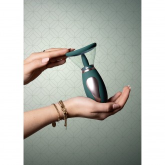 ENHANCE - RECHARGEABLE VULVA AND BREAST PUMP - FOREST GREEN