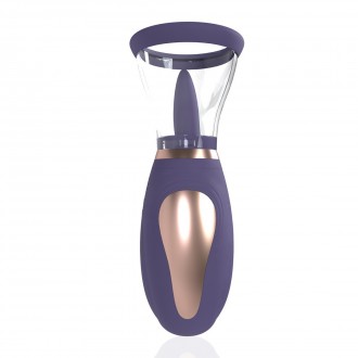 ENHANCE - RECHARGEABLE VULVA AND BREAST PUMP - PURPLE