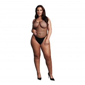 BODY WITH FISHNET STRUCTURE - OSX - BLACK