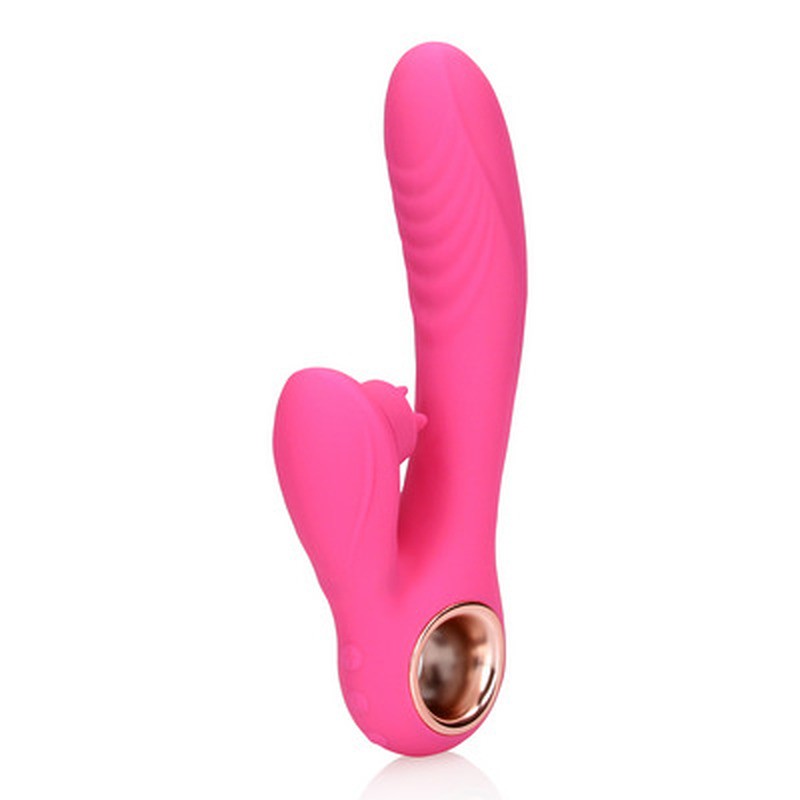 TONGUE FLICKERING AND HEATING RABBIT VIBRATOR - EXUBERANT PINK