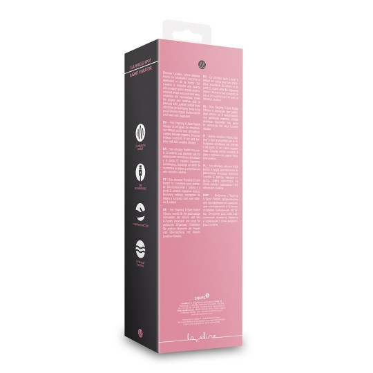 FLAPPING G-SPOT RABBIT VIBRATOR - PINK ARABESQUE