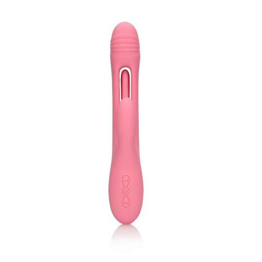 FLAPPING G-SPOT RABBIT VIBRATOR - PINK ARABESQUE