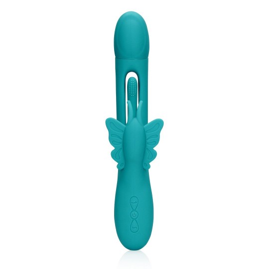 FLAPPING G-SPOT BUTTERFLY VIBRATOR - PEACOCK BLUE