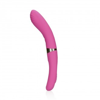 DOUBLE-SIDED FLAPPING AND G-SPOT VIBRATOR - EXUBERANT PINK