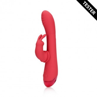 SWINGING RABBIT G-SPOT VIBRATOR - BRIGHTO RED - TESTER