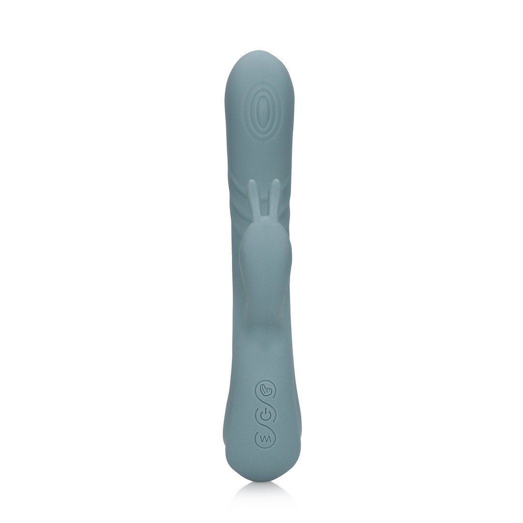 FINGERING MOTION RABBIT VIBRATOR - WEATHERVANE GREY