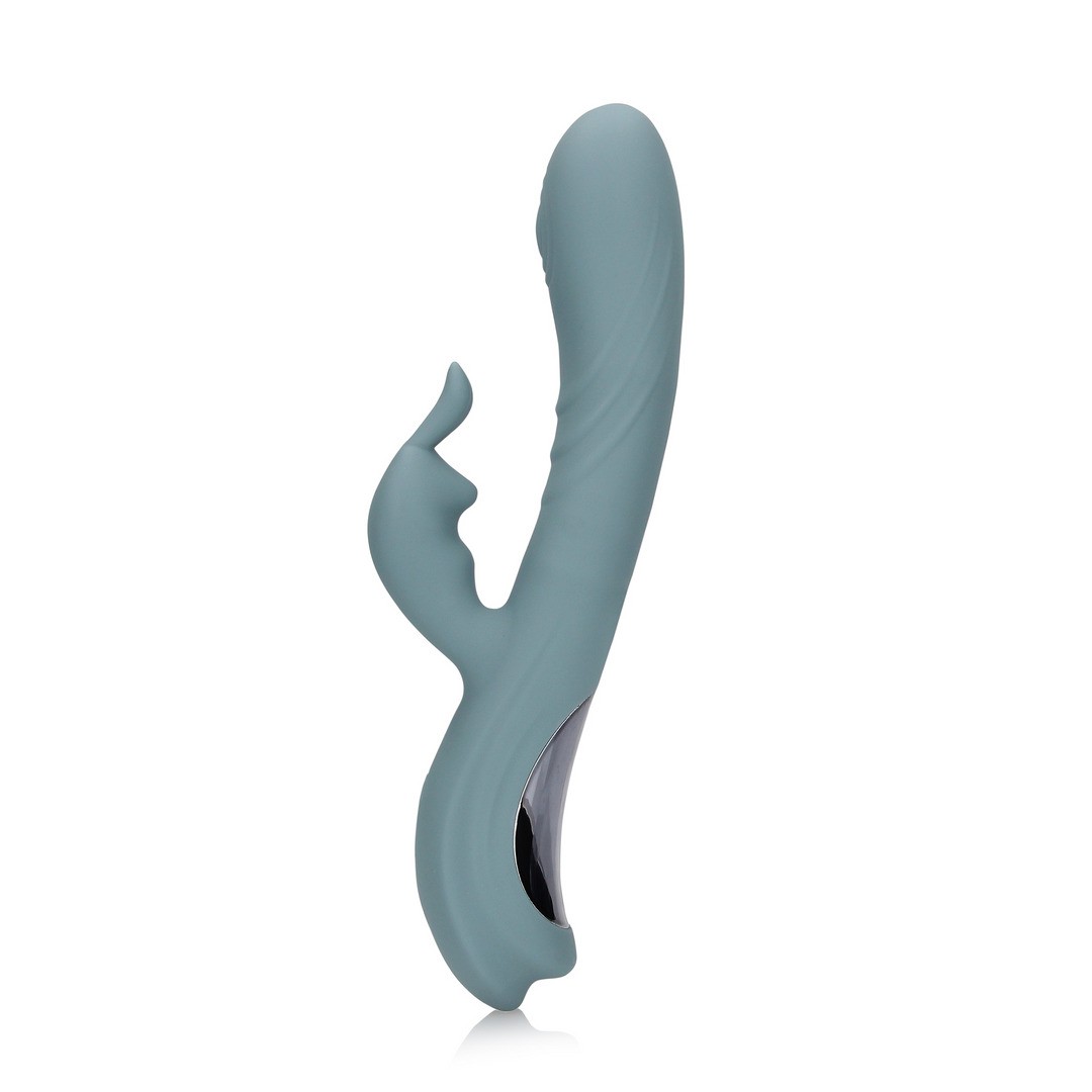 FINGERING MOTION RABBIT VIBRATOR - WEATHERVANE GREY