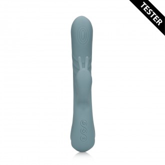 FINGERING MOTION RABBIT VIBRATOR - WEATHERVANE GREY - TESTER