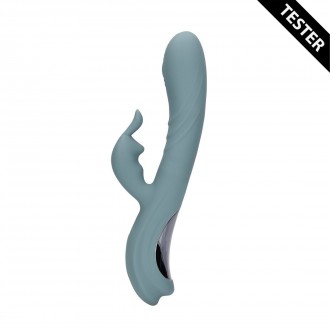 FINGERING MOTION RABBIT VIBRATOR - WEATHERVANE GREY - TESTER