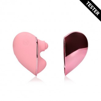 TAPPING HEART VIBRATOR - PINK ARABESQUE - TESTER