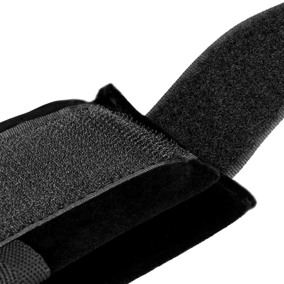 PADDED ANKLE SLING WITH ADJUSTABLE STRAPS - BLACK