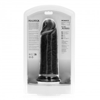 EXTRA THICK STRAIGHT WITHOUT BALLS 8 / 20,3 CM - BLACK