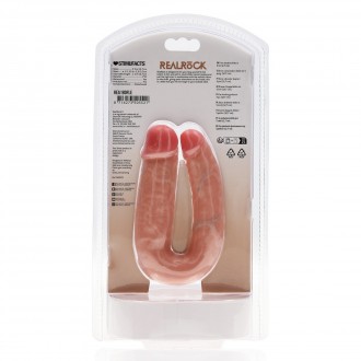 U SHAPED DOUBLE DILDO 5 / 12,7 CM - FLESH