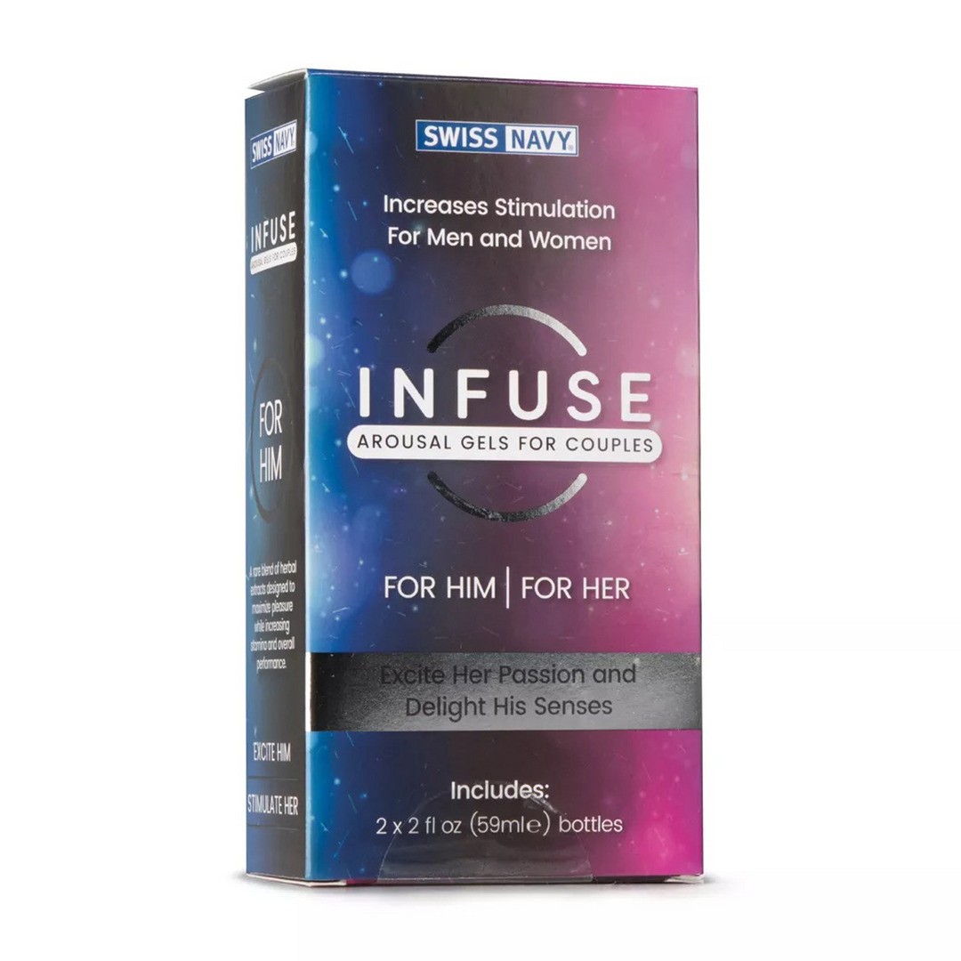 INFUSE - 2 IN 1 AROUSAL GEL FOR COUPLES - 2 X 2 FL OZ / 59 ML