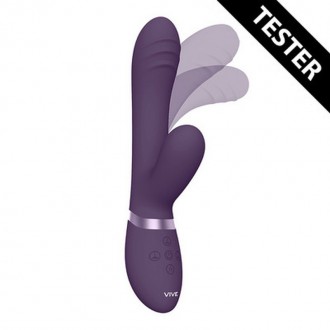 TANI - FINGER MOTION WITH PULSE-WAVE VIBRATOR - PURPLE - TESTER