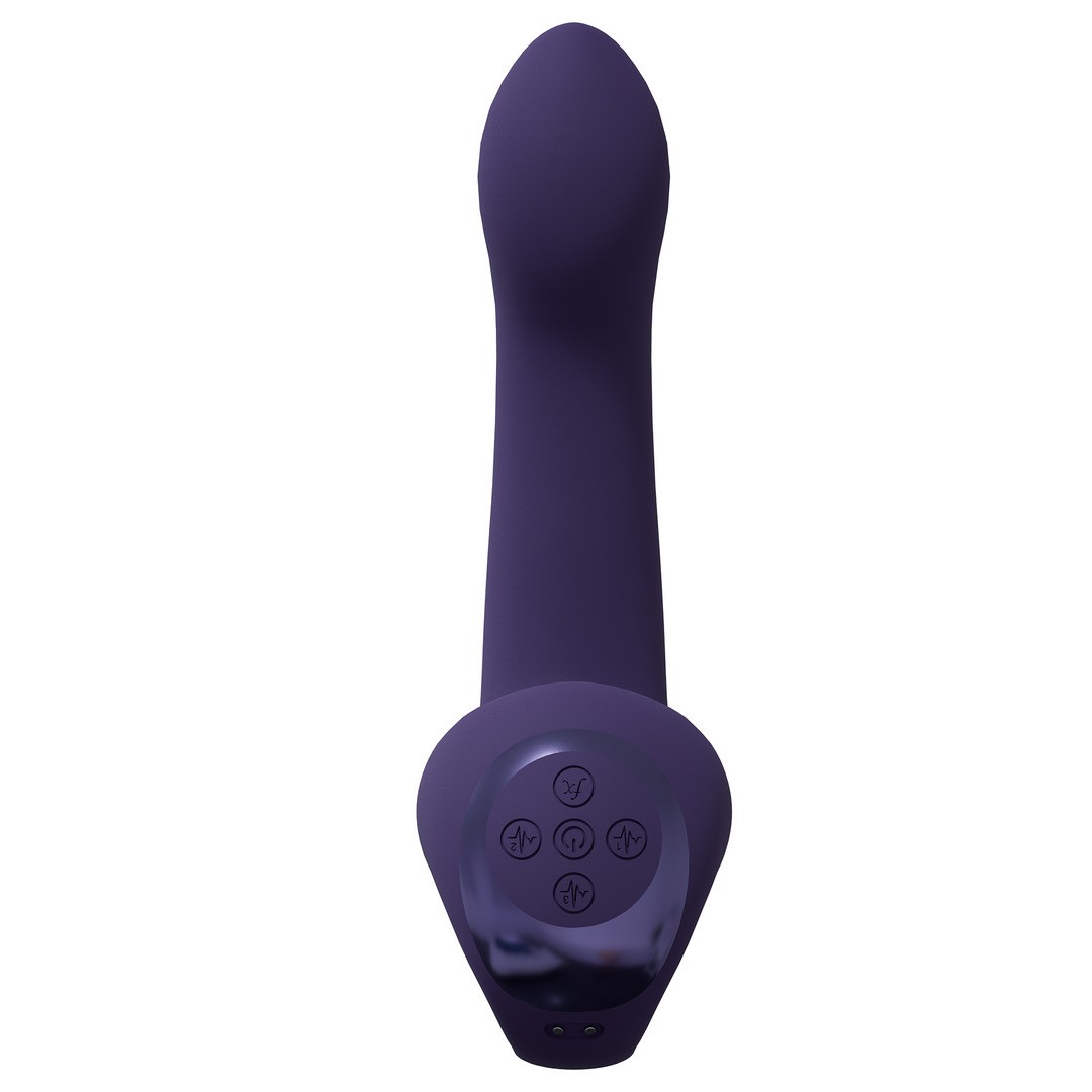 RIKO - TRIPLE MOTOR THUMPER WITH ADVANCED FINGER MOTION  PULSE WAVE STIMULATOR - PURPLE