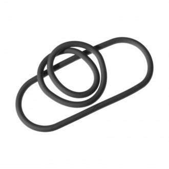 SILICONE SLIM WRAP RING - COCKRING / BALL STRAP - 9 / 22 CM