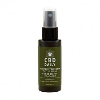 CBD DAILY ACTIVE SPRAY WITH TRIPLE ACTION - 2 FL OZ / 60 ML