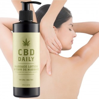 CBD DAILY MASSAGE LOTION - 8 FL OZ / 237 ML