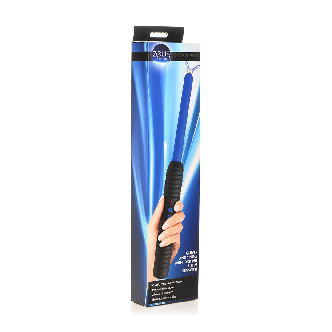 SHOCK ROD - E-STIM ZAPPING WAND - BLUE