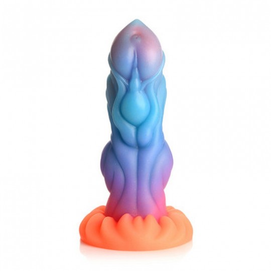 ALIEN INVADER - ALIEN GLOW-IN-THE-DARK SILICONE DILDO