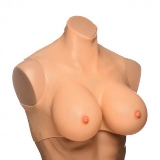 PERKY PAIR G-CUP SILICONE BREASTS - FLESH