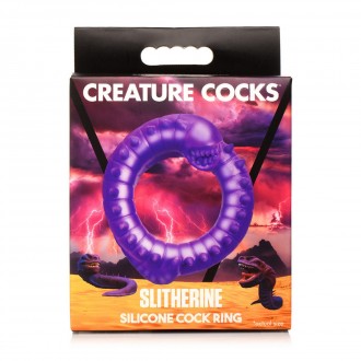 SLITHERINE - SILICONE COCK RING - PURPLE