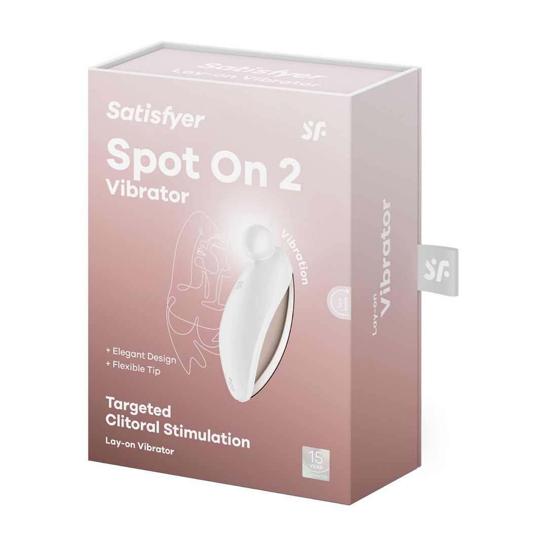 ESTIMULADOR SPOT ON 2 BRANCO SATISFYER