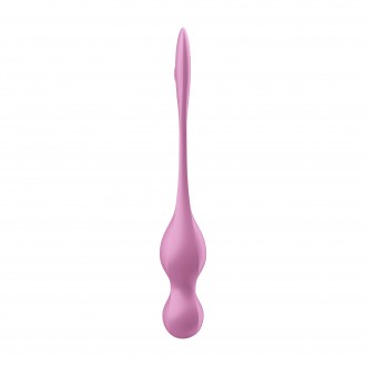 BOLAS VAGINAIS COM VIBRAÇÃO LOVE BIRDS 1 ROSA SATISFYER