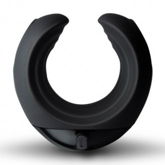 ECHO - VIBRATING C-SHAPE MASTURBATOR - BLACK