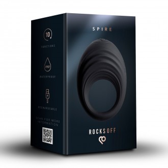 SPIRE - VIBRATING COCKRING - BLACK