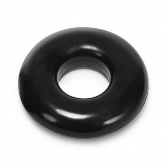 DO-NUT-2 - JELLY COCKRING WITH FLAT INNER CHAMBER - BLACK