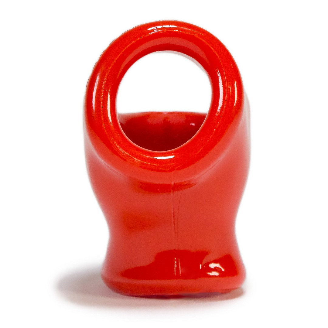 UNIT-X STRETCH - SPORTY SLEEK COCKSLING WITH EXTENDED BALLSTRETCHER BASE - RED