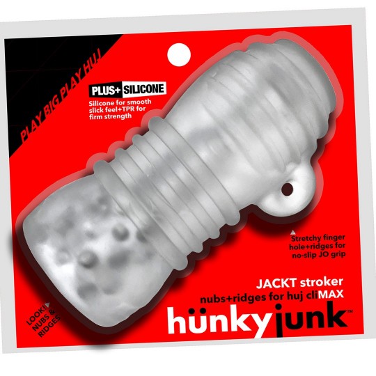 JACKT - NUBBY RIBBED STROKER - CLEAR ICE